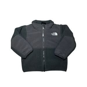 The North Face full zip Denali fleece jacket black 6-12m